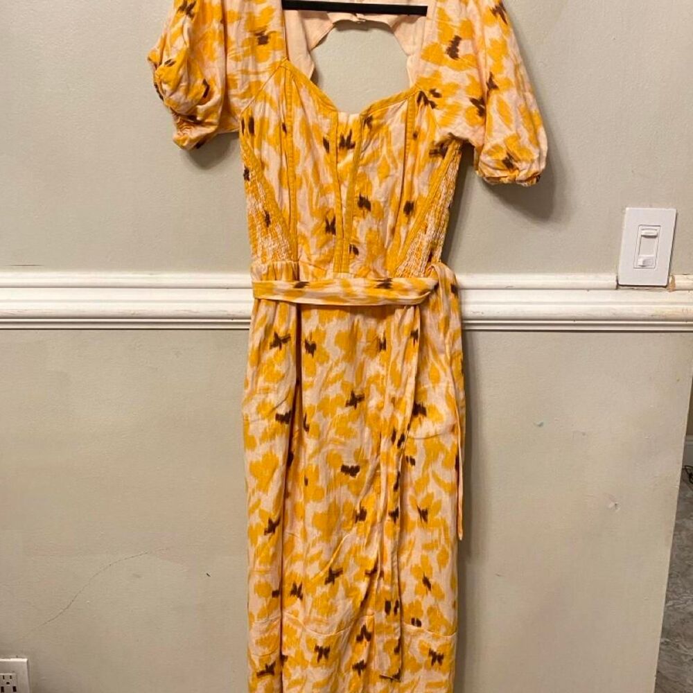 Sam-edelman Women's Yellow and Orange Dress